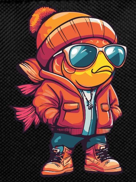 Goldfish Winter Comic