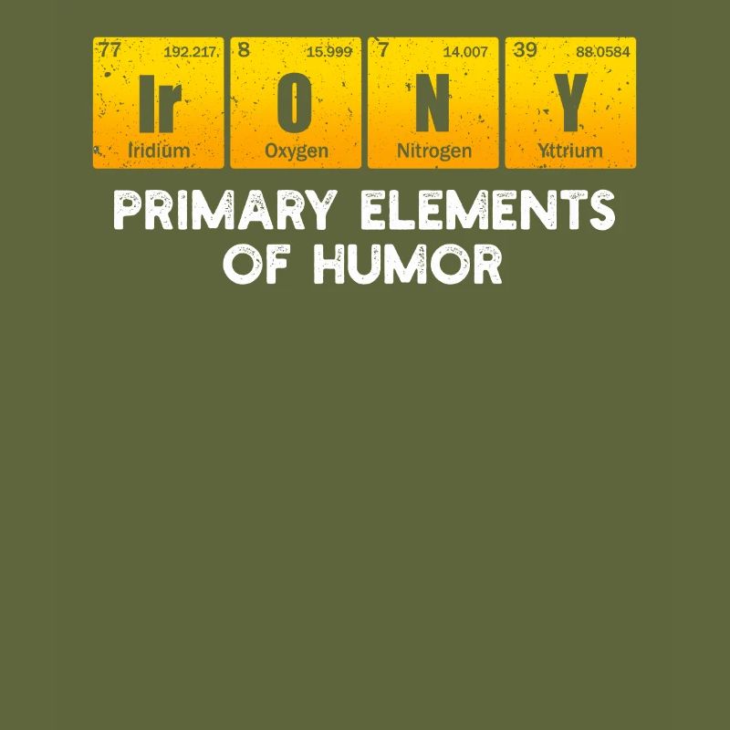Primary Elements Of Humor Science Irony