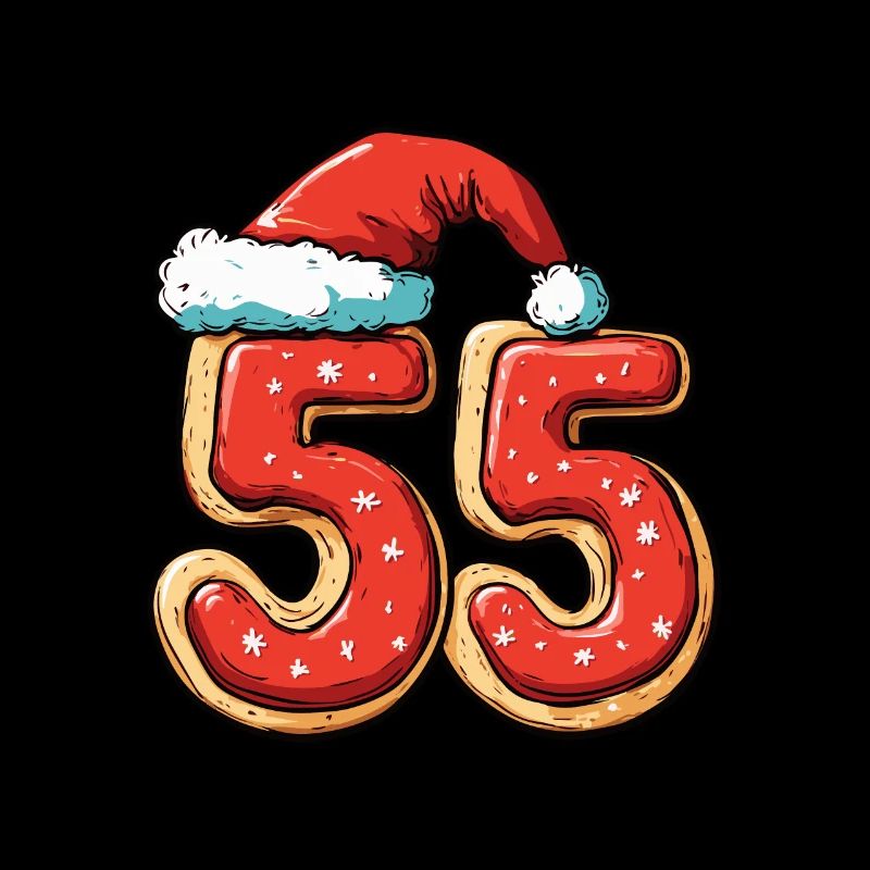 Biscuit de Noël à 55 chiffres