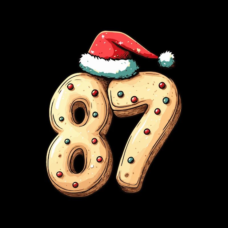 Biscuit de Noël à 87 chiffres