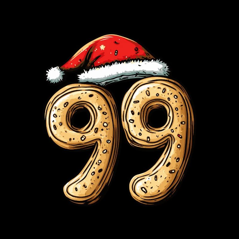 Biscuit de Noël à 99 chiffres