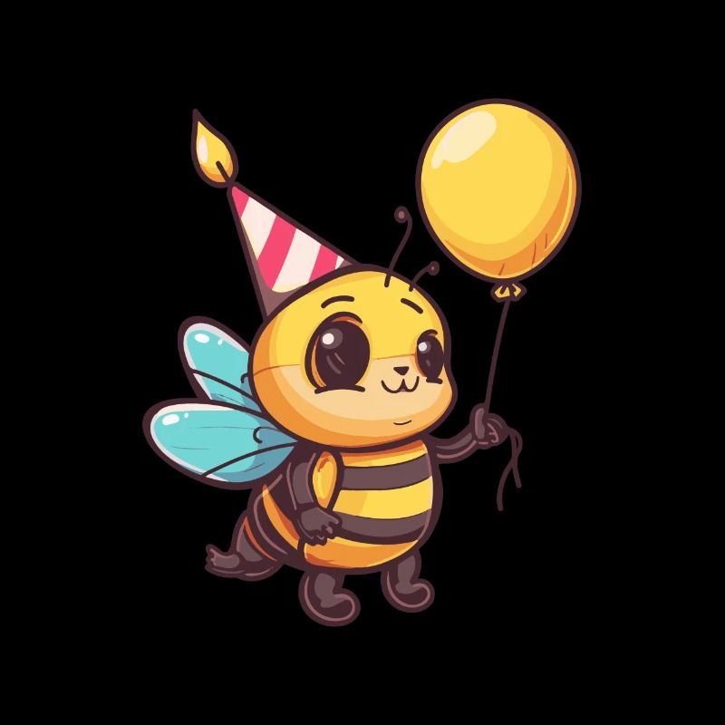 Bee Birthday Comic Cute