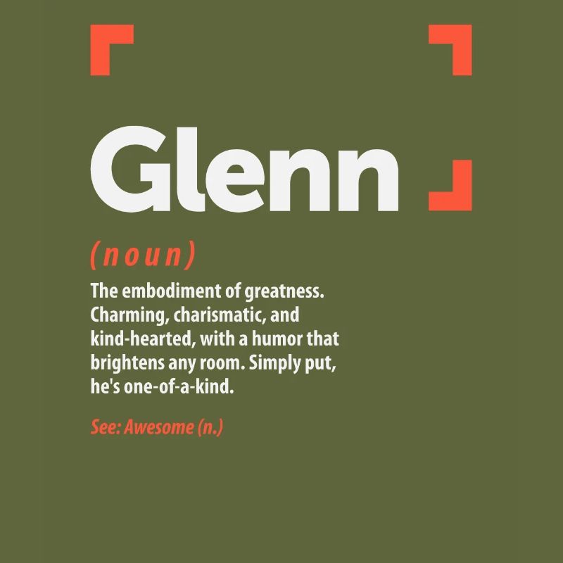 Glenn Definition Personalized Name Glenn