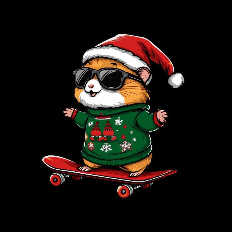 Hamster Noël drôle