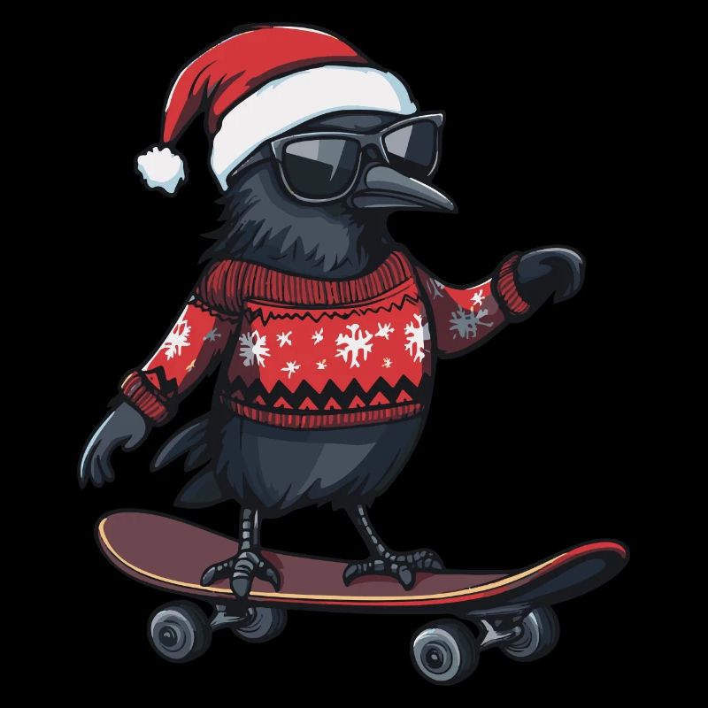 Corbeau Corbeau Noël drôle
