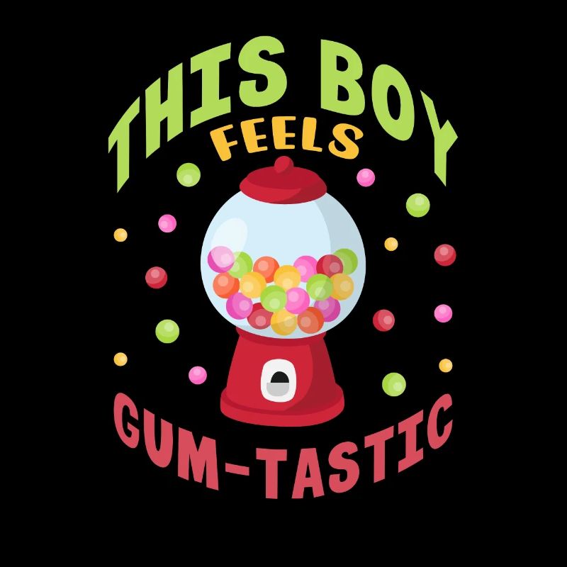 This boy feels gumtastic Design