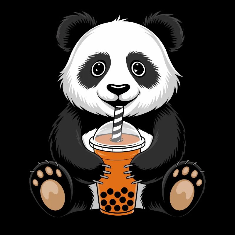 Panda Bear Boba Tea