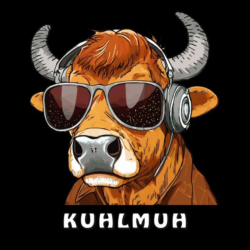 COW WITH SUNGLASSES KUHLMUH