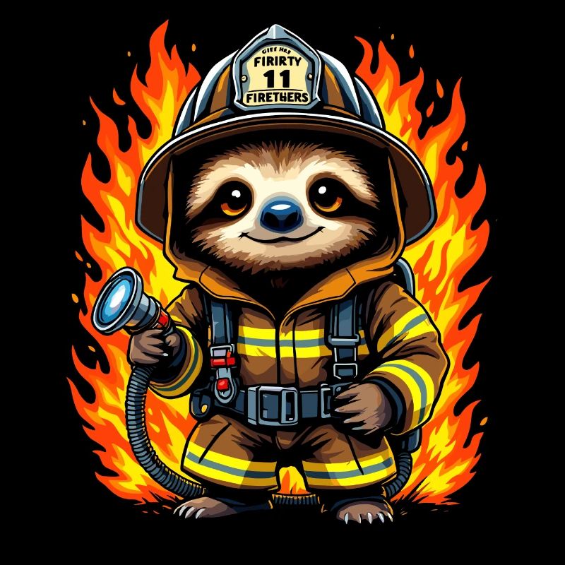 Firefighter Sloth