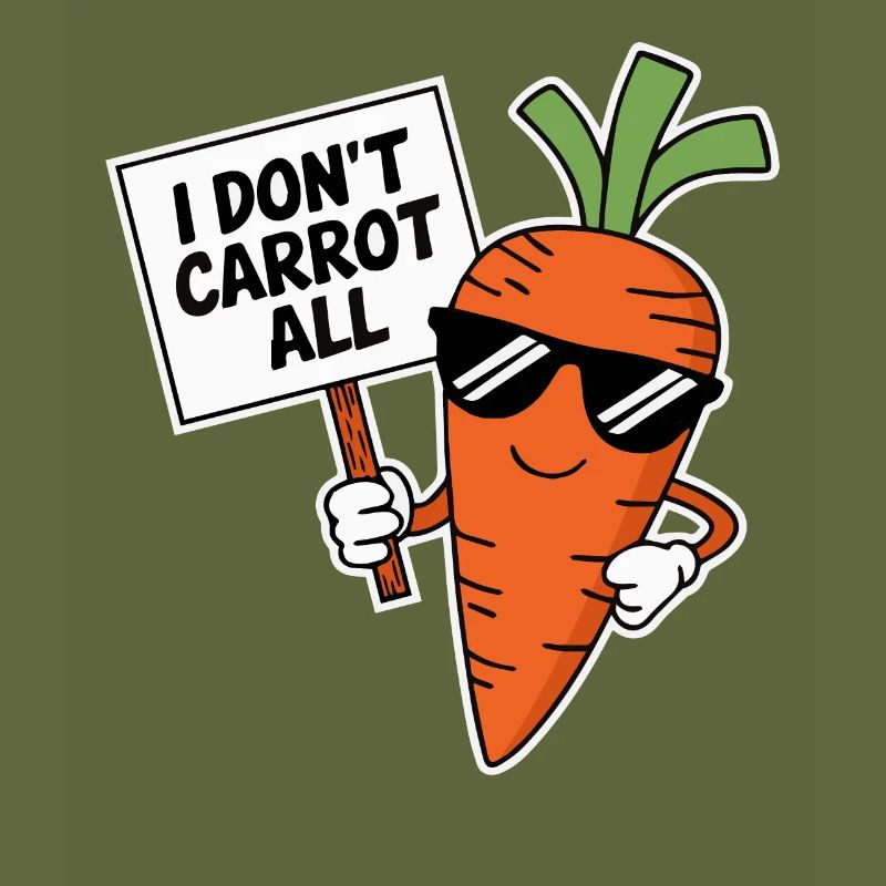 I Don't Carrot All Pun Vegetable