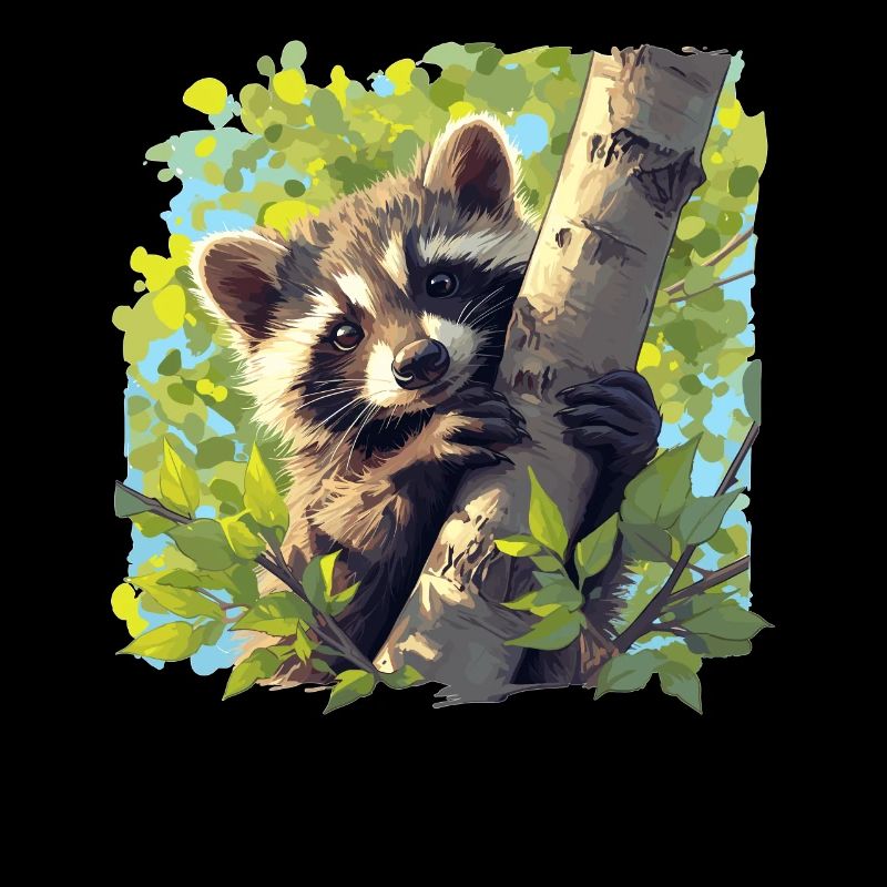 Waschbären Waschbär