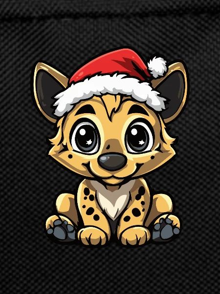 Hyène Noël mignon