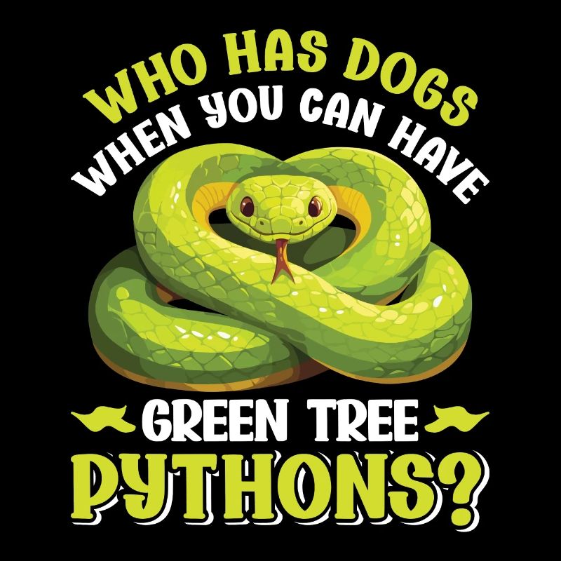 Python arborescent vert