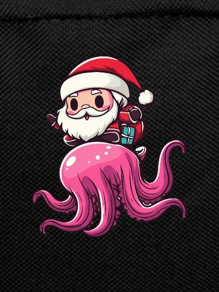 Jellyfish Santa Claus Cartoon