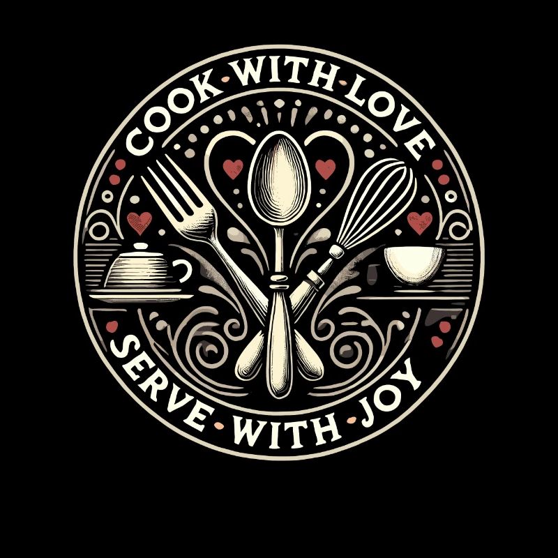Kochen mit Liebe Servieren mit Freude