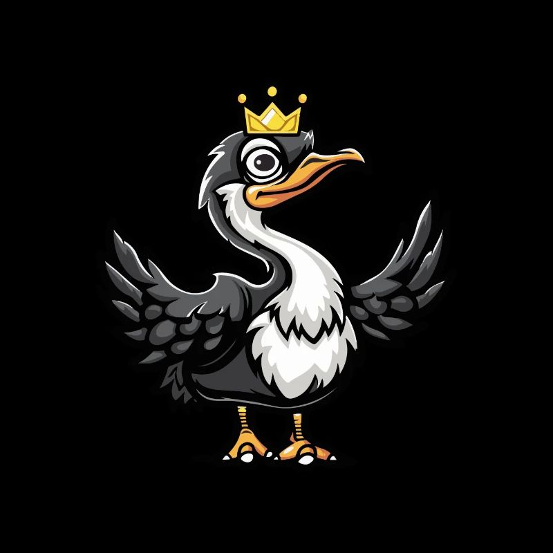 Ostrich Cartoon Crown
