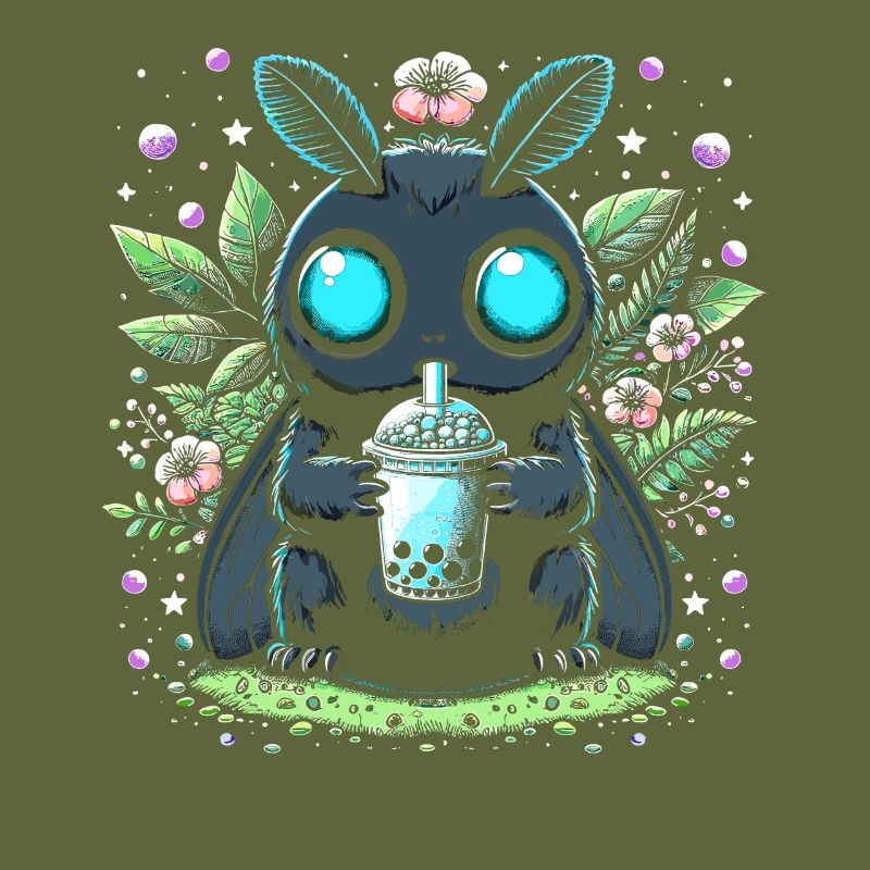 Mothman Bubble Tea