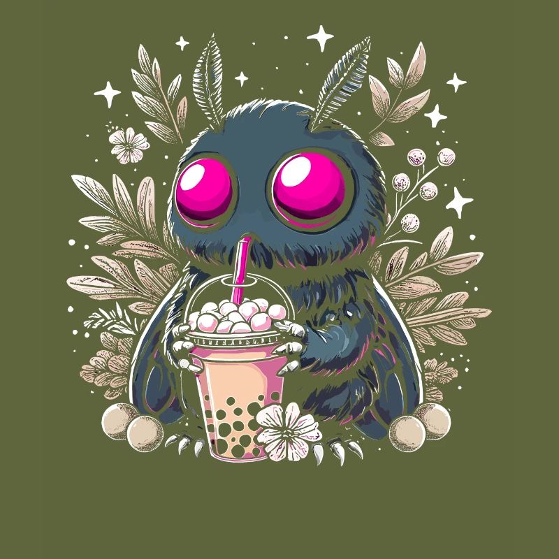 Mothman Bubble Tea