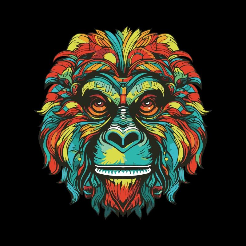 Portrait de gorille