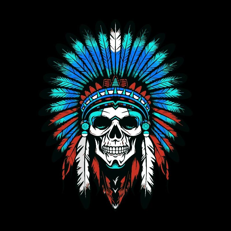 Apache Indian Chief Skull