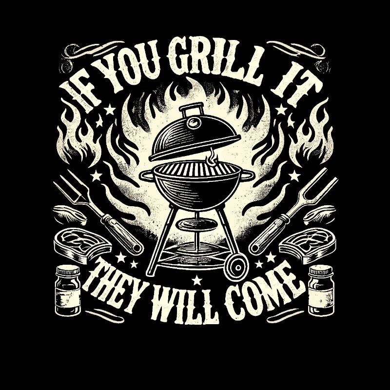 Wenn Sie grillen, werden sie kommen