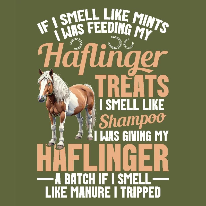 Haflinger Break Your Bones Cheval Maman Équitation
