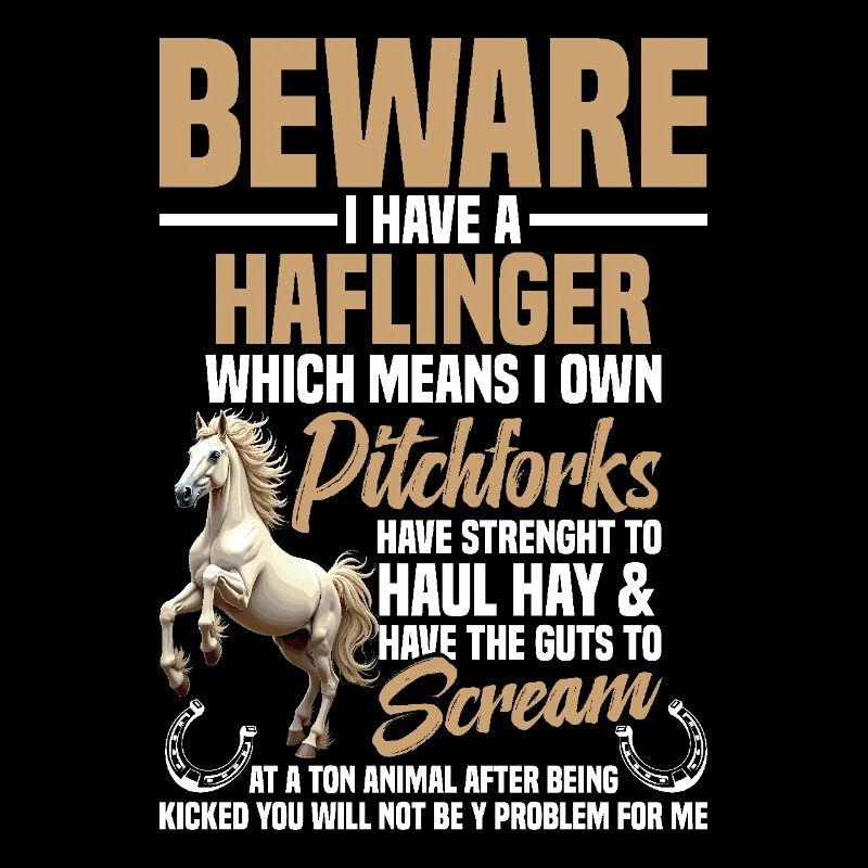 Propriétaire de cheval Odeur de cheval Équitation Haflinger