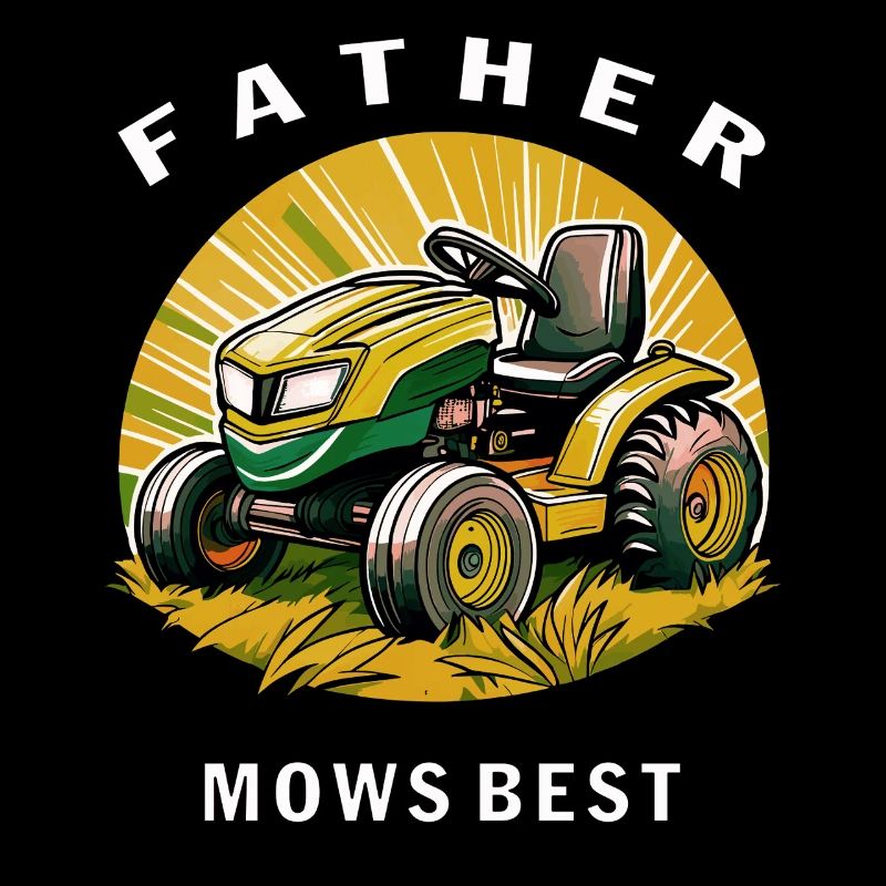 RASENMÄHER FATHER MOWS BEST