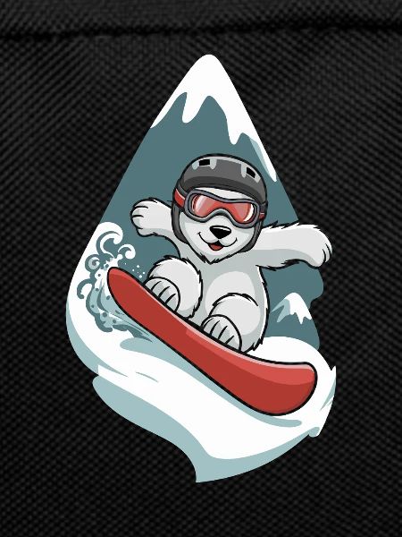 Snow Bear on Snowboard Adventure