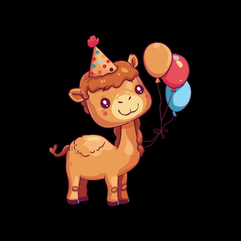 Bébé d’anniversaire de chameau