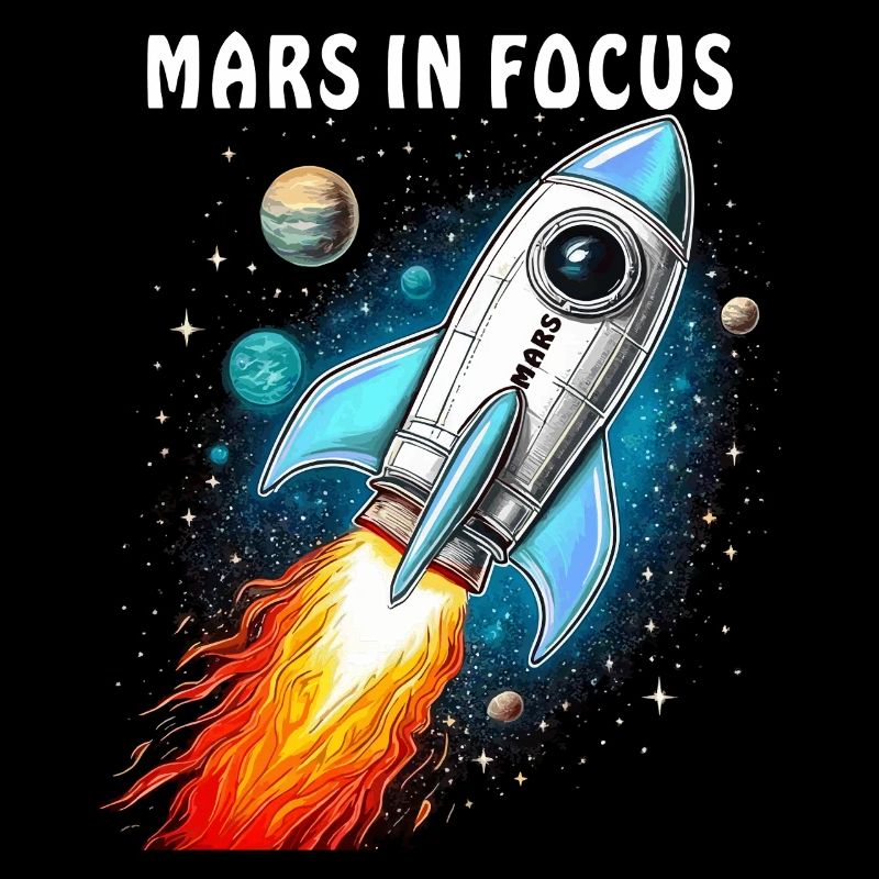 ROCKET MARS IN FOCUS