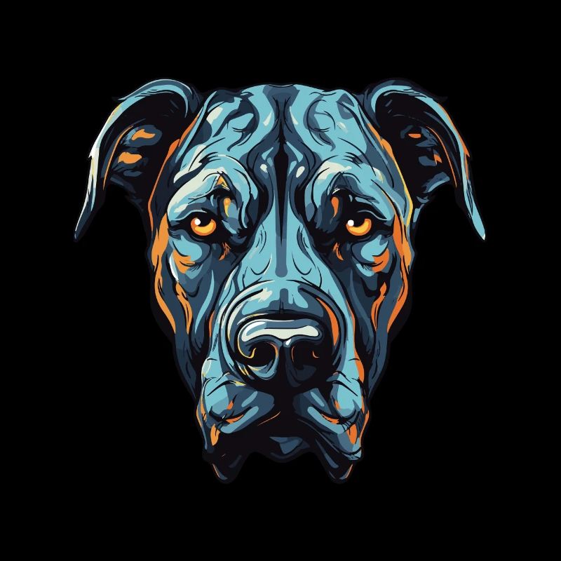 Great Dane Hund Portrait