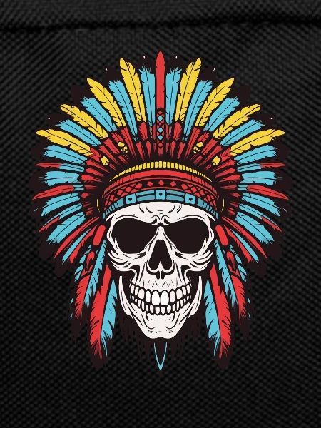 Apache Indianer Häuptling Totenkopf