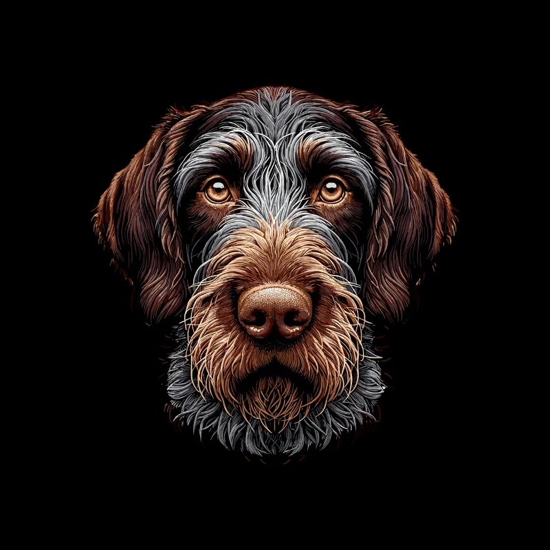 Dog Face - German Wirehaired