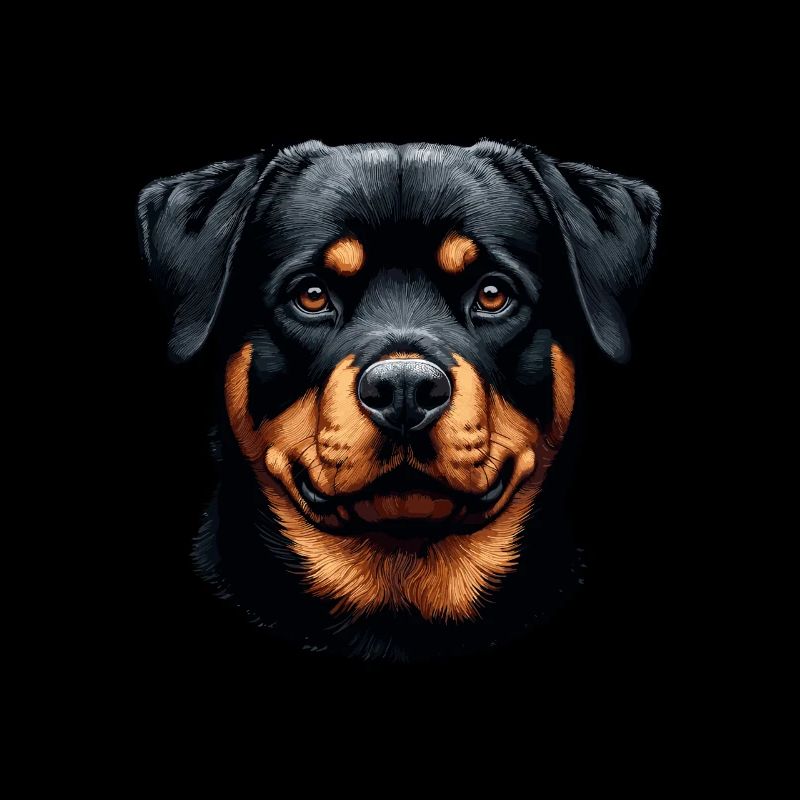 Hundegesicht - Rottweiler
