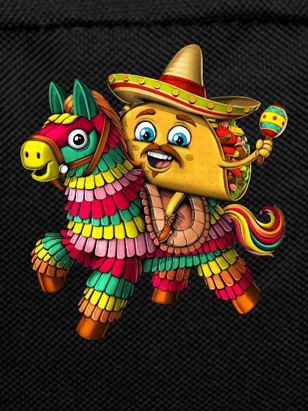 Mexican Taco Riding Pinata
