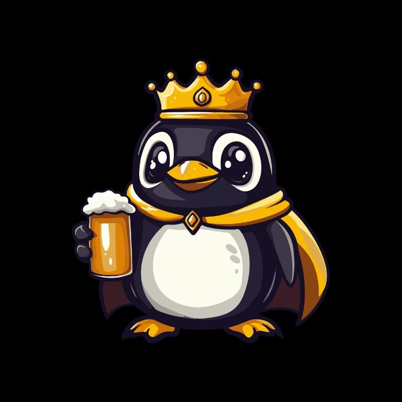 Pinguin Bier Lustig
