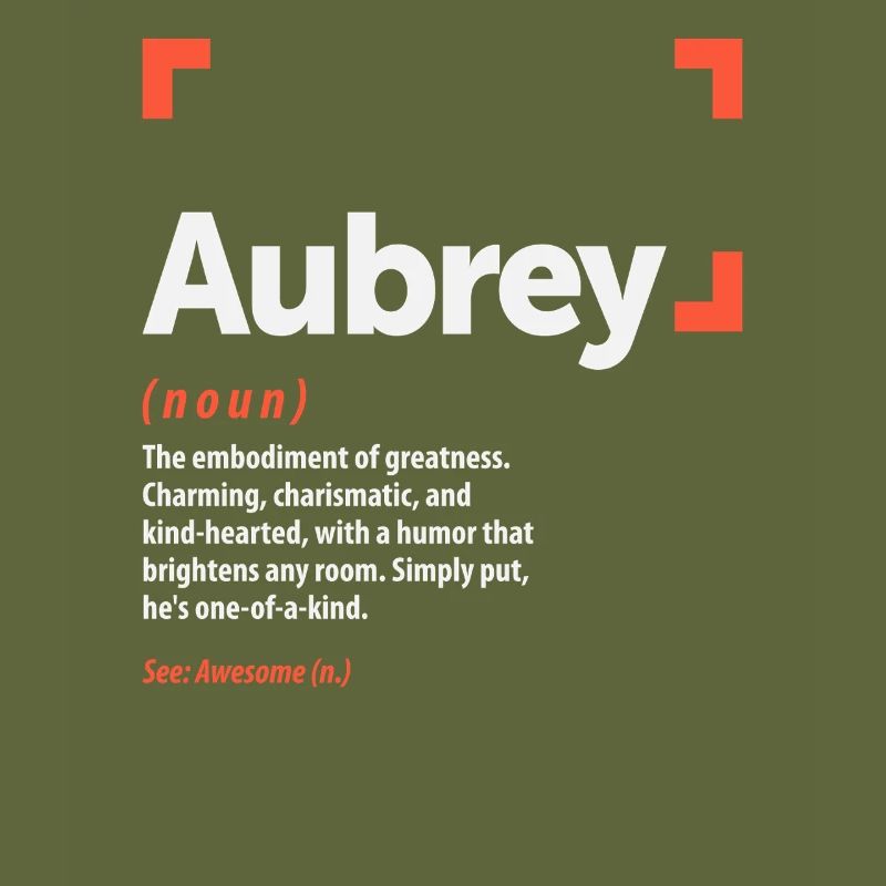 Aubrey Definition Personalisierter Name Aubrey