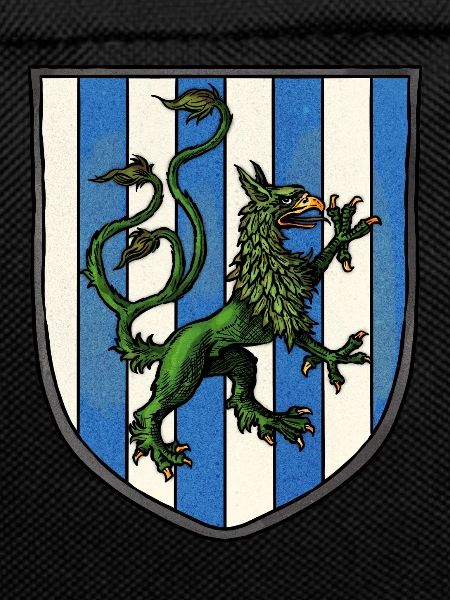 Coat of arms green dragon