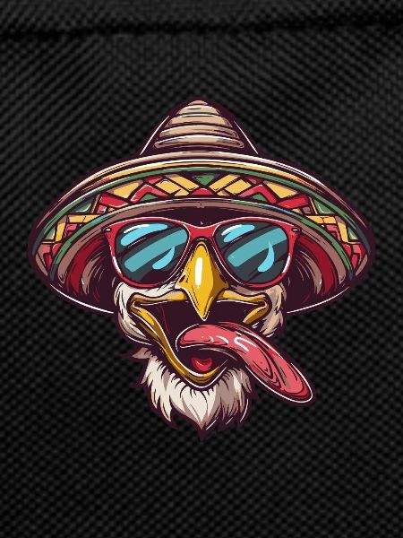 Chicken Comic Funny Sombrero