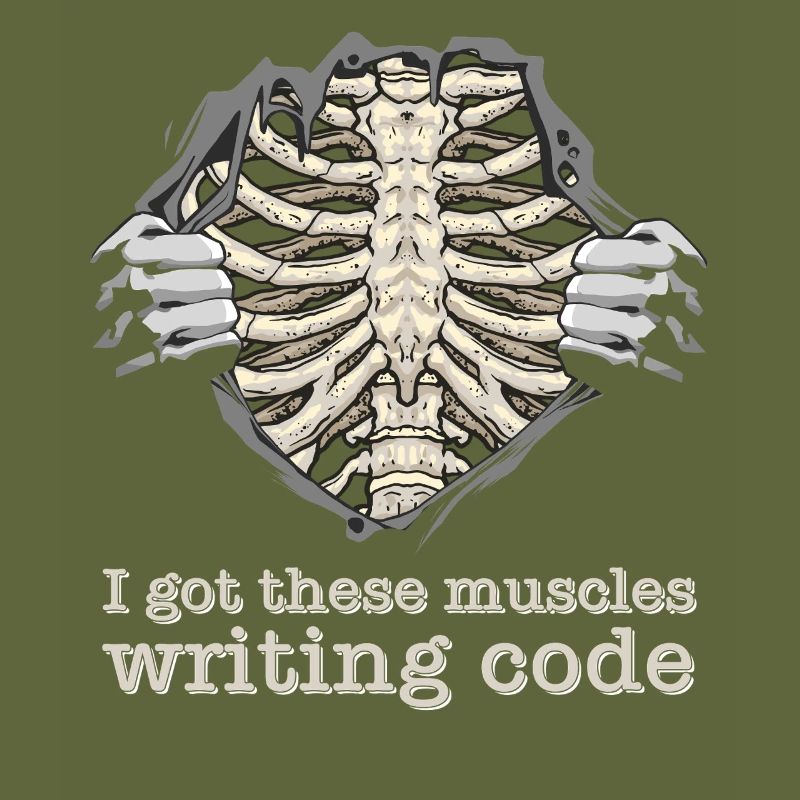 I Got These Muscles Writing Code for Nerd Geek