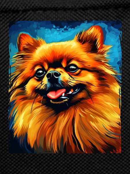 Pomeranian Hund Porträt