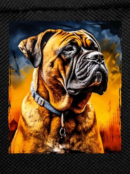 Mastiff Dog Portrait