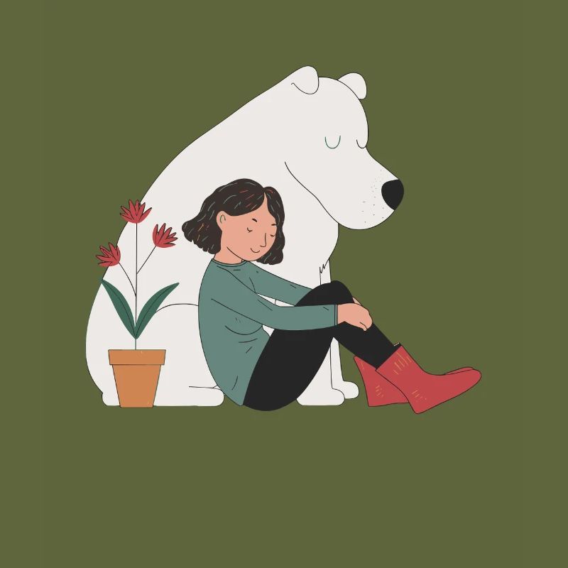 Friendship Between Man and Bear - Harmony