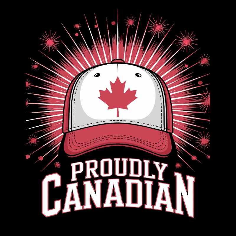 Proudly Canadian with Maple Leaf