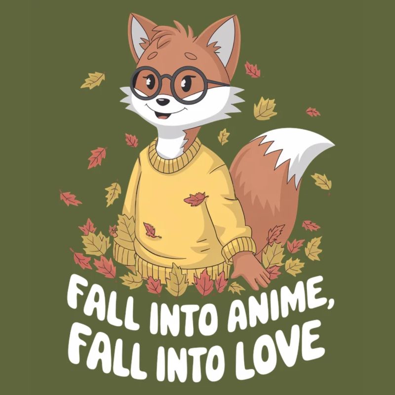 Tomber dans la conception Anime Fox