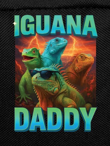 Leguan-Papa