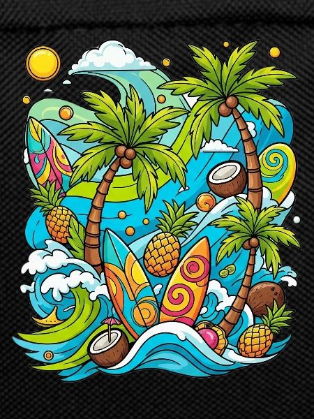 Tropical holiday pattern