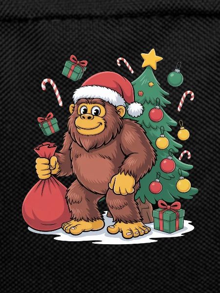 Bigfoot Christmas Tree Presents Christmas