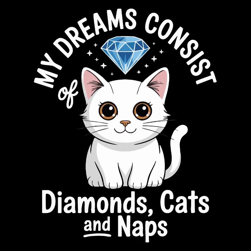 Träume bestehen aus Diamanten, Katzen, Nickerchen